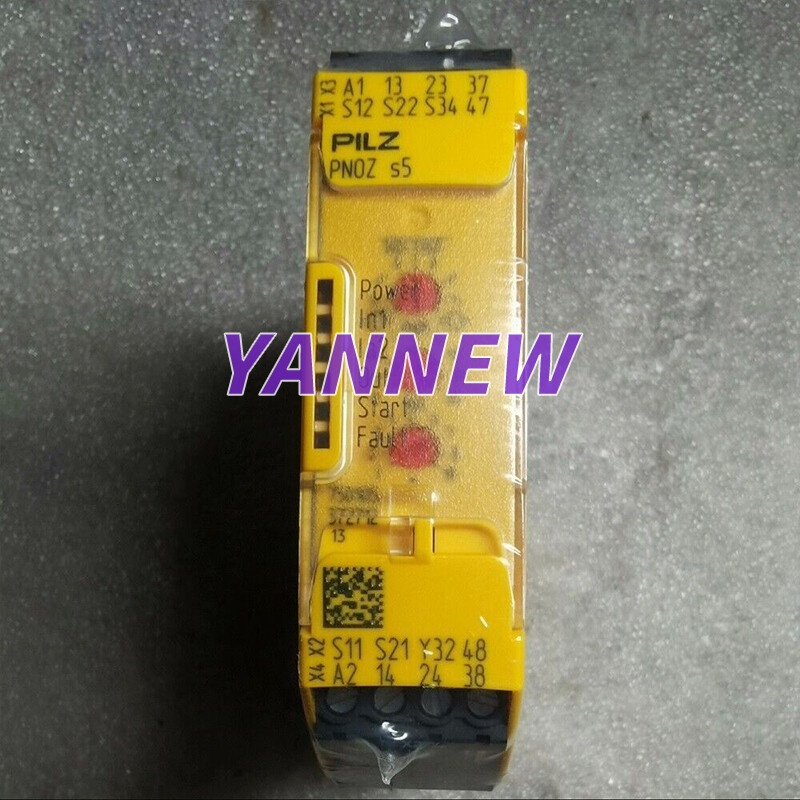New PILZ 750105 PNOZ S5 24VDC 2n/o 2n/o t Safety Relay #