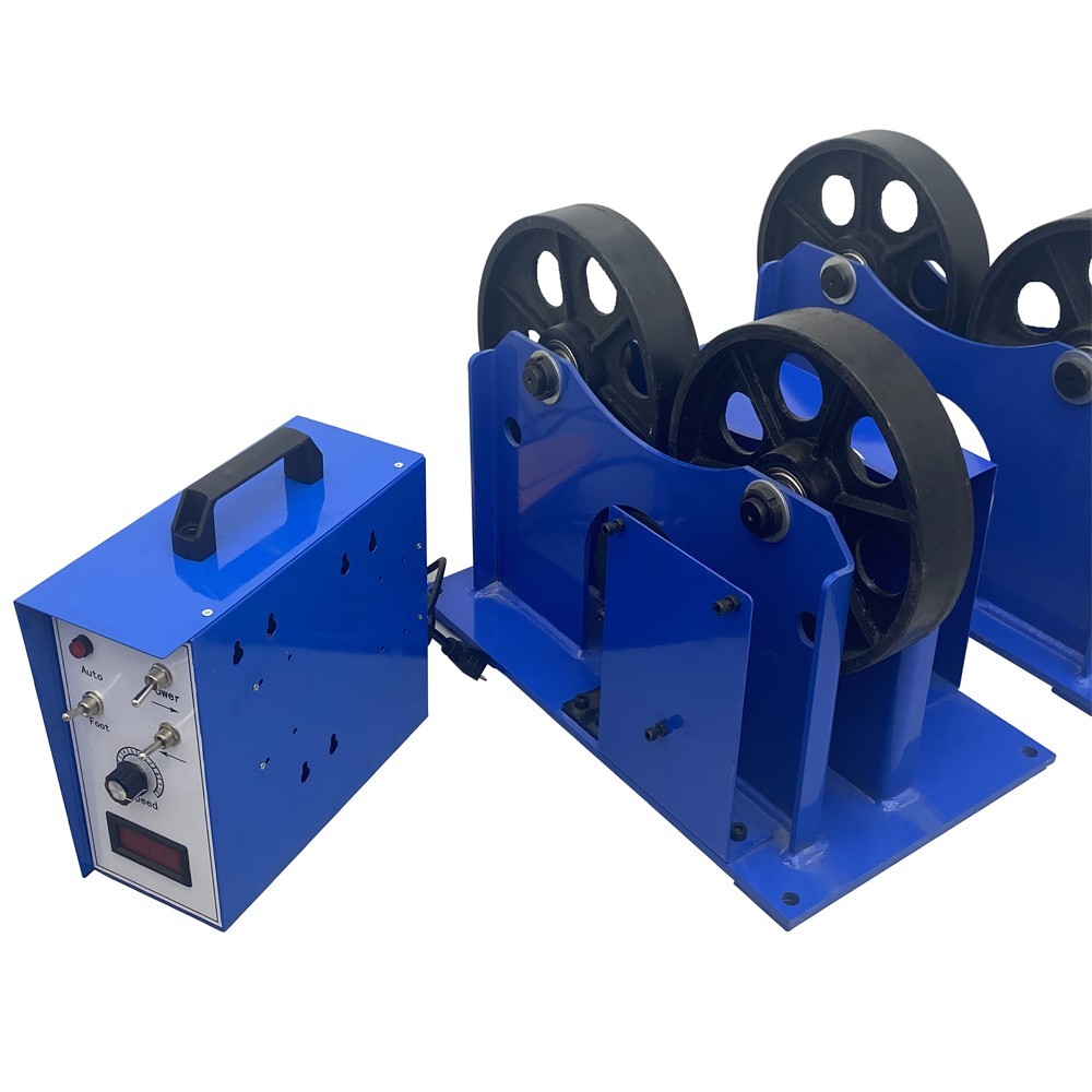 1T/ 2200lb Welding Tank Turning Roller Welding Positioner Iron wheel for TIG