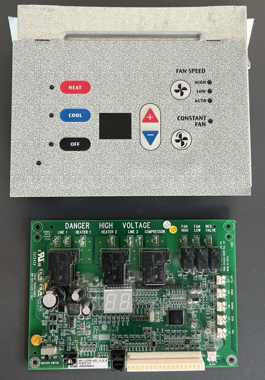 PWB-1244A4-0000 AMANA 40-1129Q-A21 GOODMAN PTAC PCBCP131 Digital Control Set