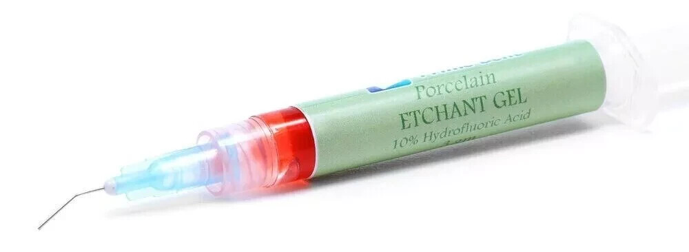 Prime Dental Porcelain Etch Etchant Gel 3gm syringe + tips