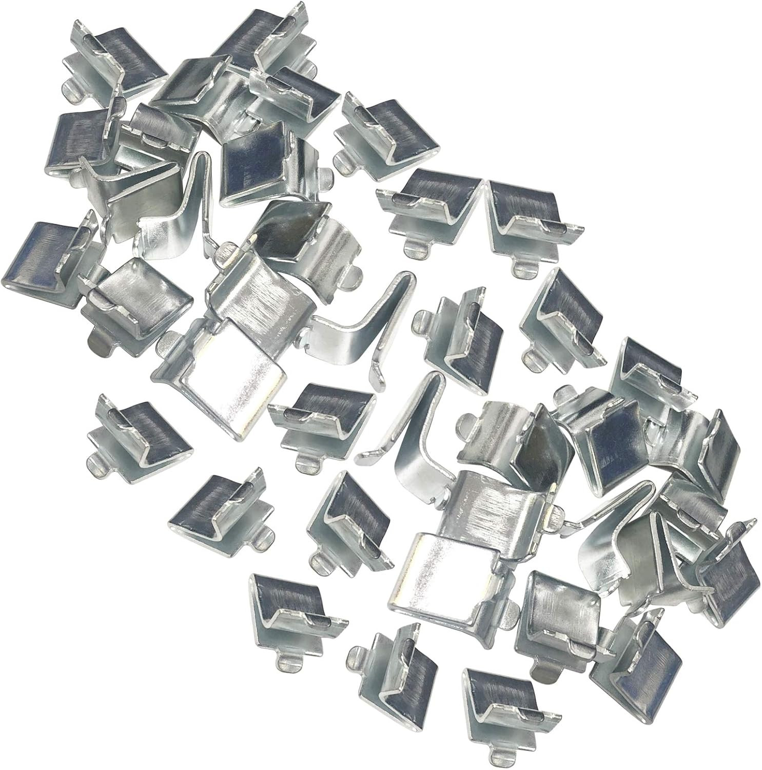 Adjustable Steel Pilaster Shelf Support Clips -40 Pieces