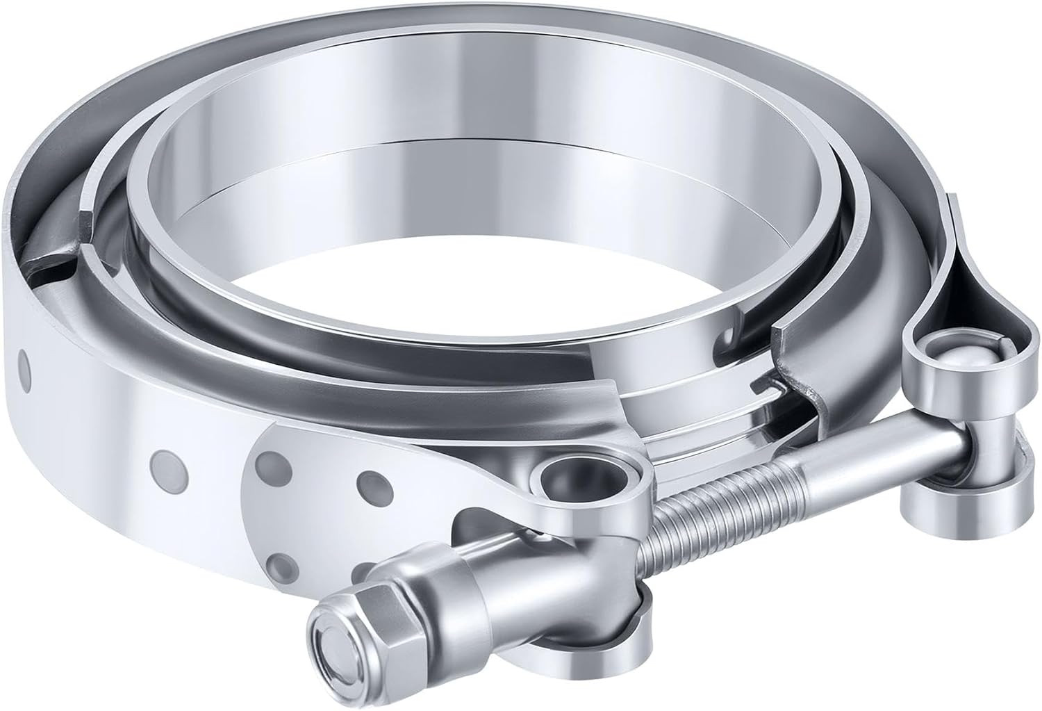 3.0 Inch V Band Clamp Stainless Steel with Flange Flat Mild Steel