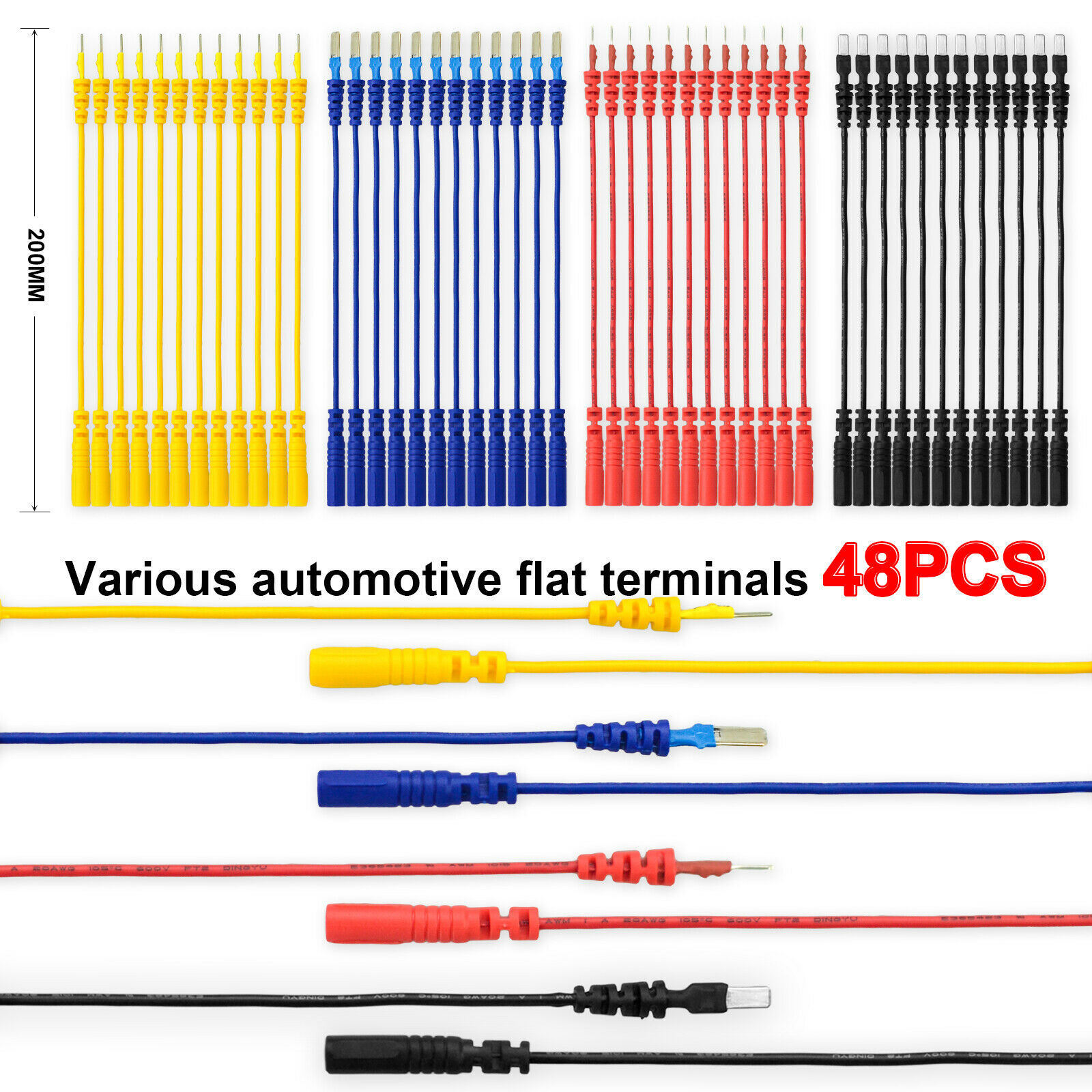 Multimeter Test Lead Kit 92PCS Electronic Tool With Alligator Clip Probe Device