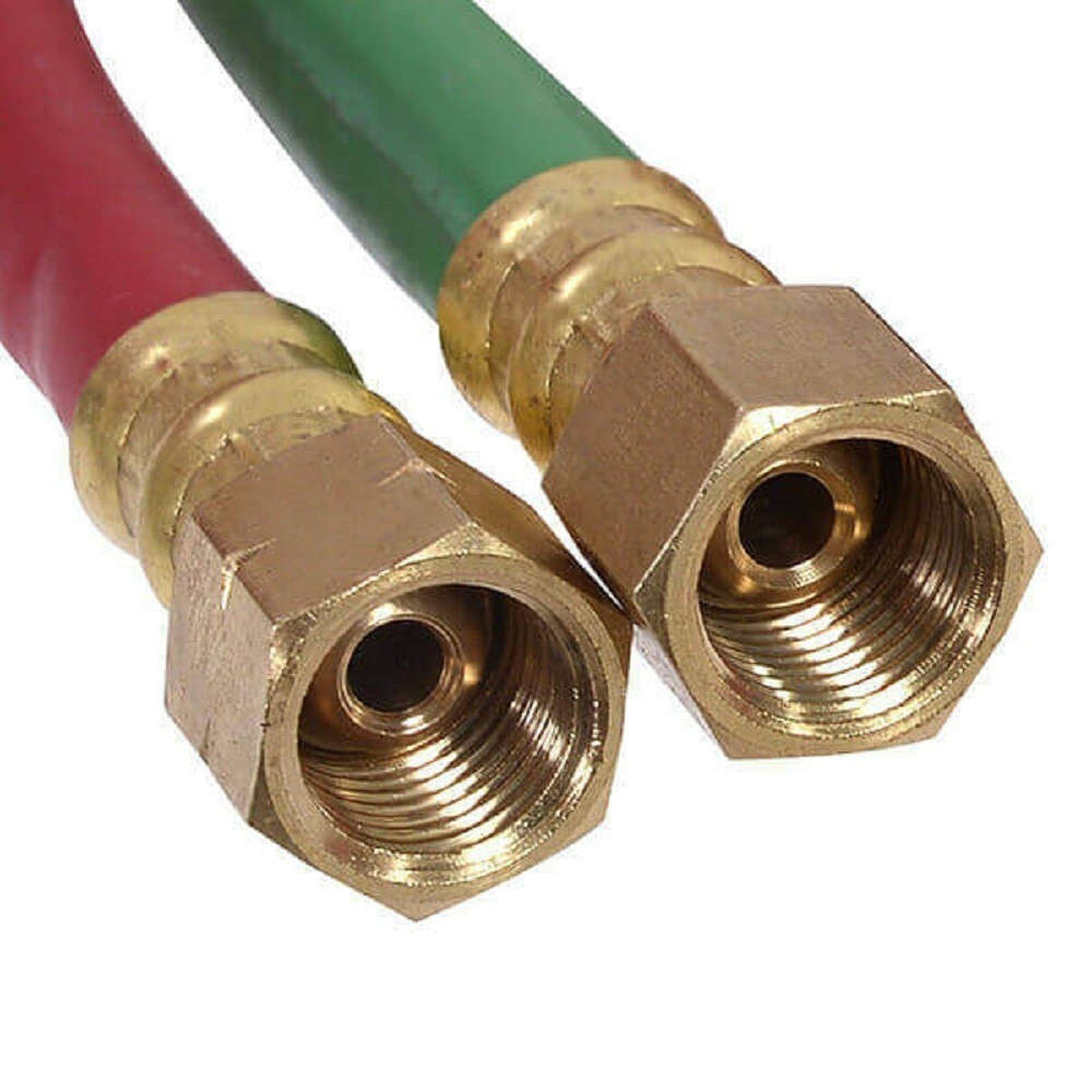 Oxy-Fuel Twin Welding Hose T Grade 1/4″ ID, 25FT B B 9/16-18 Size Fittings