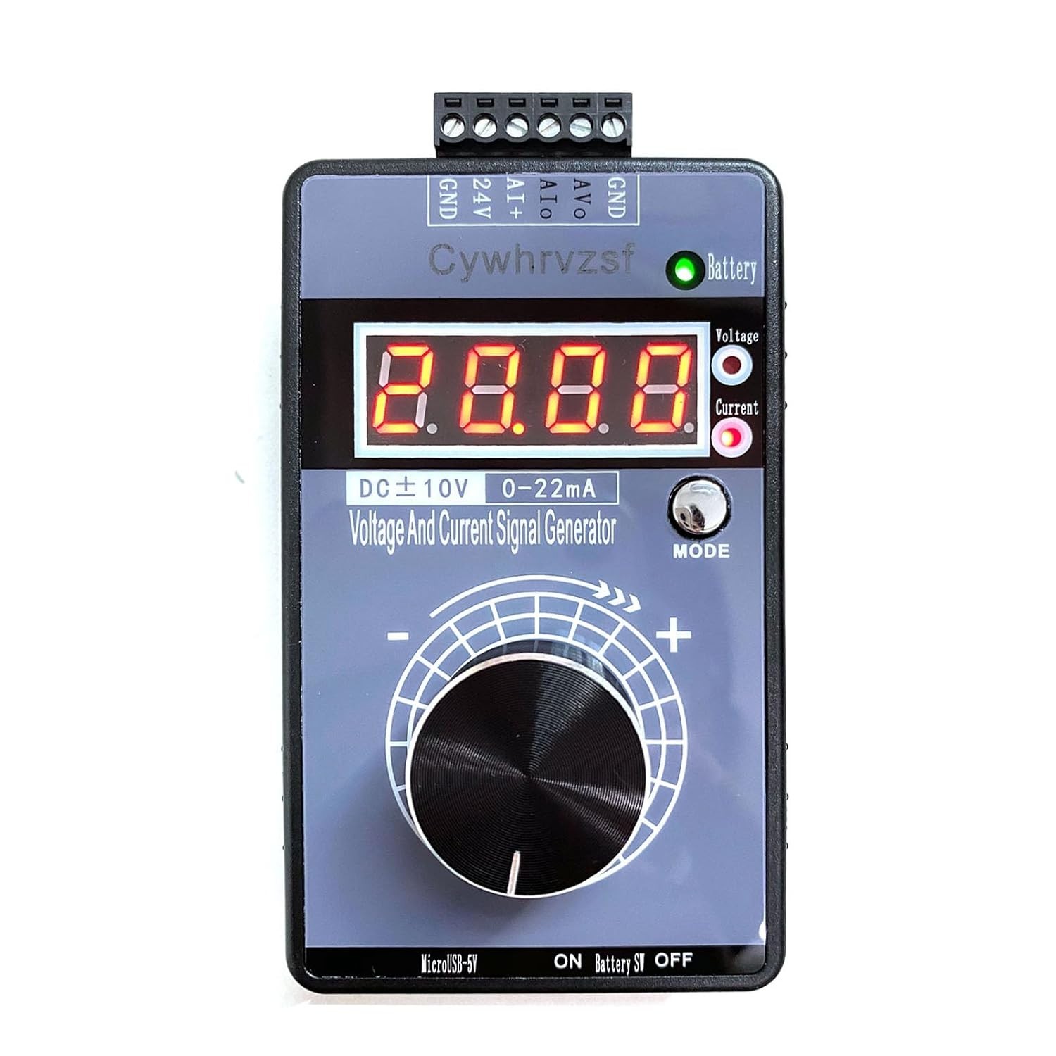 4-20mA 0-10V Signal Generator,Adjustable Voltage Current Simulator,for PLC De…