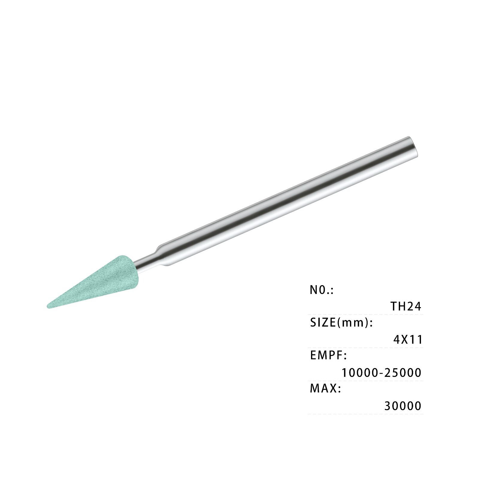 Greenstone Dental Lab Grinding Stone mid coarse 4X11 TH24