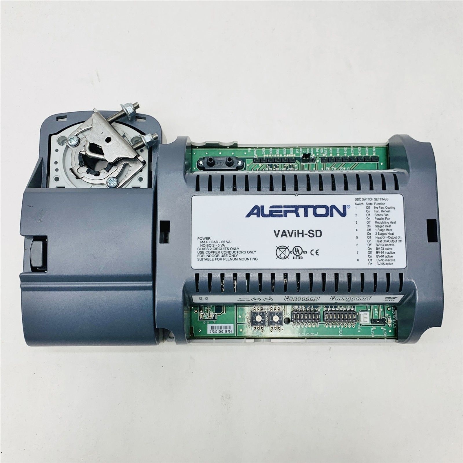 Alerton VAViH-SD Single Duct BACnet MS/TP VAV Variable Air Volume Controller