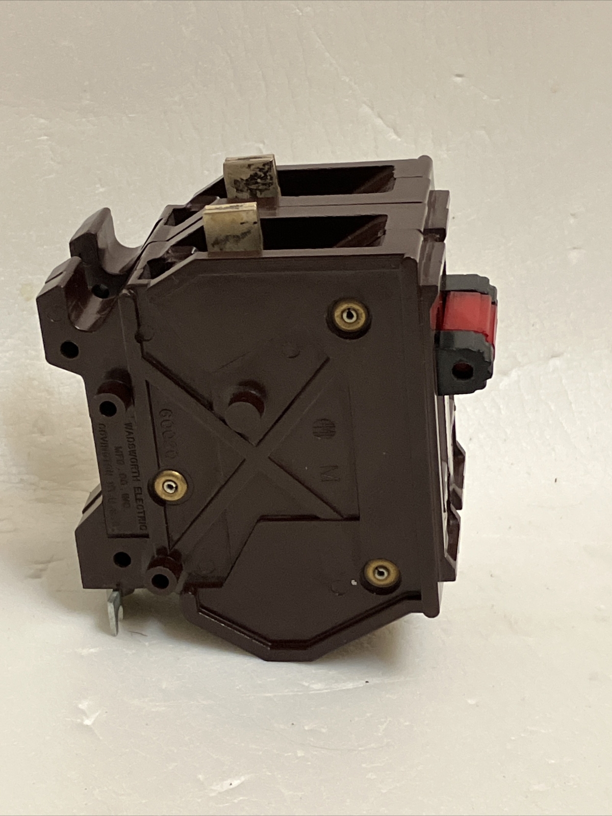 Wadsworth A230NI 30 Amp 2 Pole 2P Type A Metal Foot / Tabs Breaker A230
