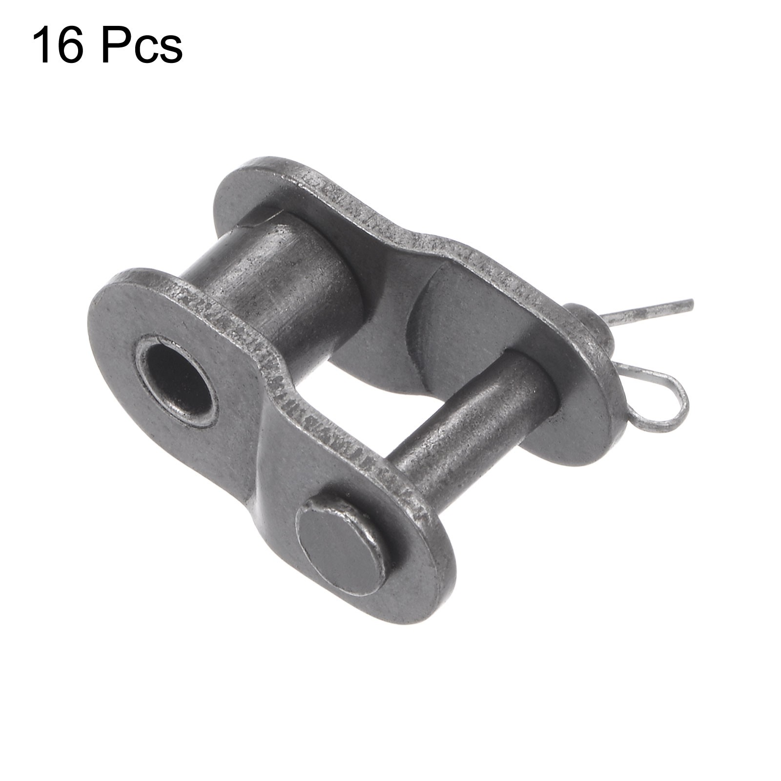 16Pcs #40 Chain Offset Half Link Roller 1/2″ Pitch Carbon Steel Standard Chain