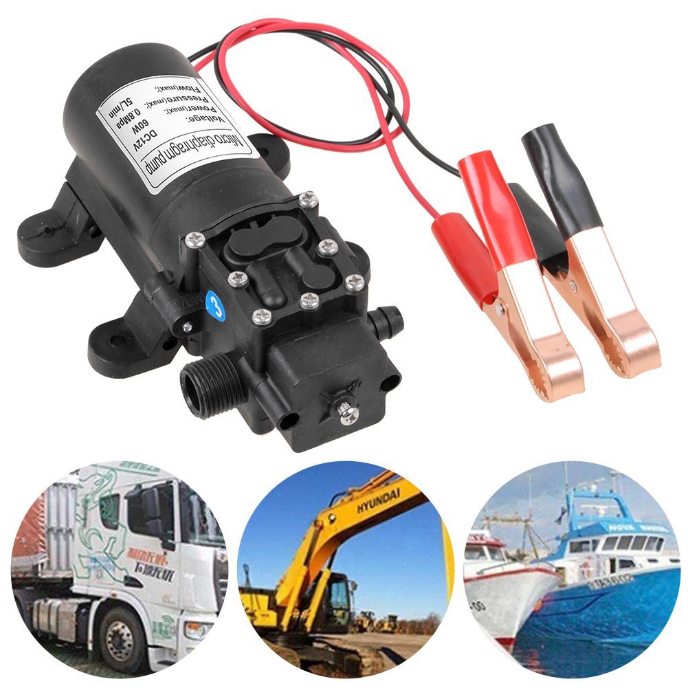 Motor Oil Fuel Fluid Extractor Electric Siphon Transfer Change Pump 12V & 3 Hose