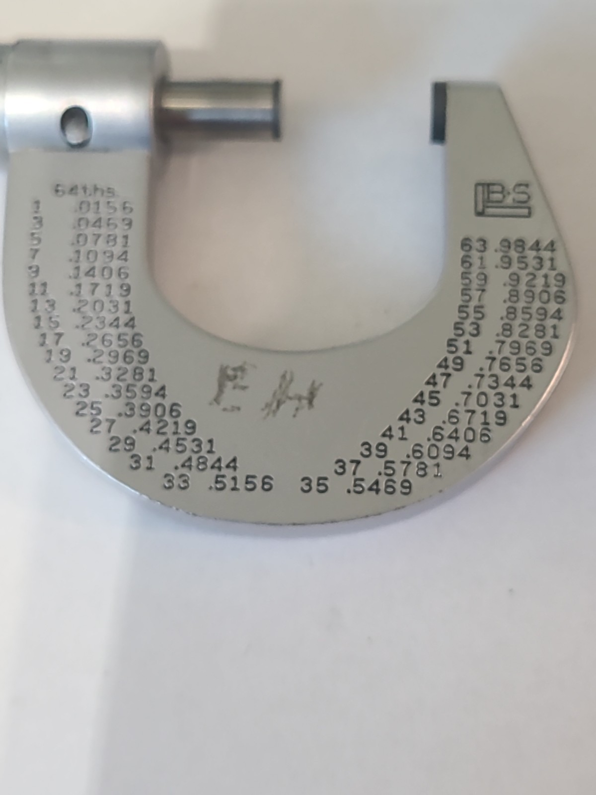 Vintage Brown and Sharpe No. 1 Outside Micrometer 0-1″