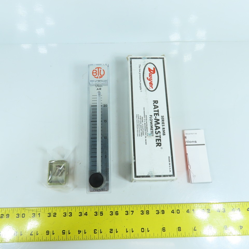 Dwyer 57-193133-00 RMB Rate-Master Flow Meter 70PSI 130°F LPM Air NEW