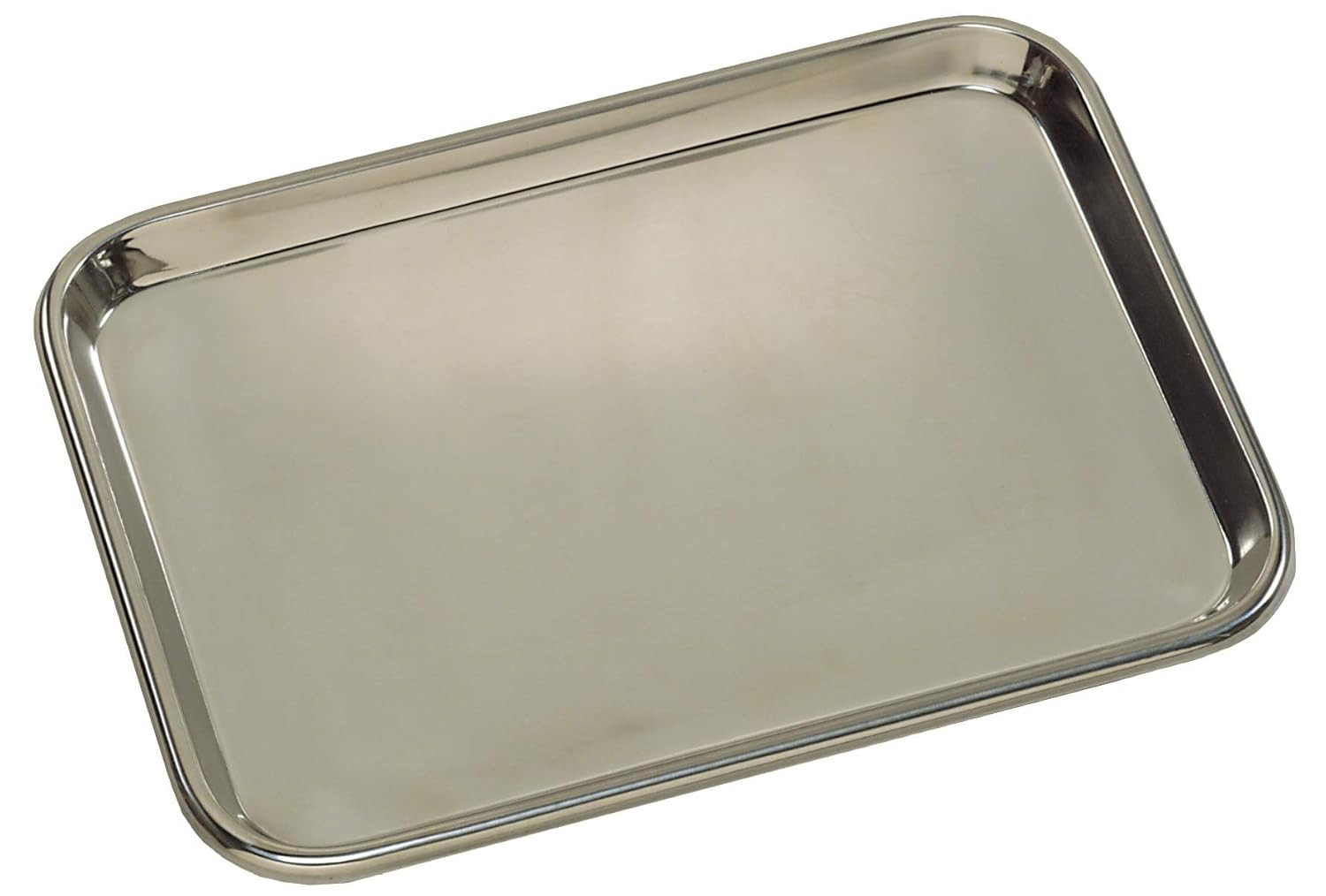 Grafco Stainless Steel Instrument Tray, Medium Size, Metal Surgical Mayo Tray fo