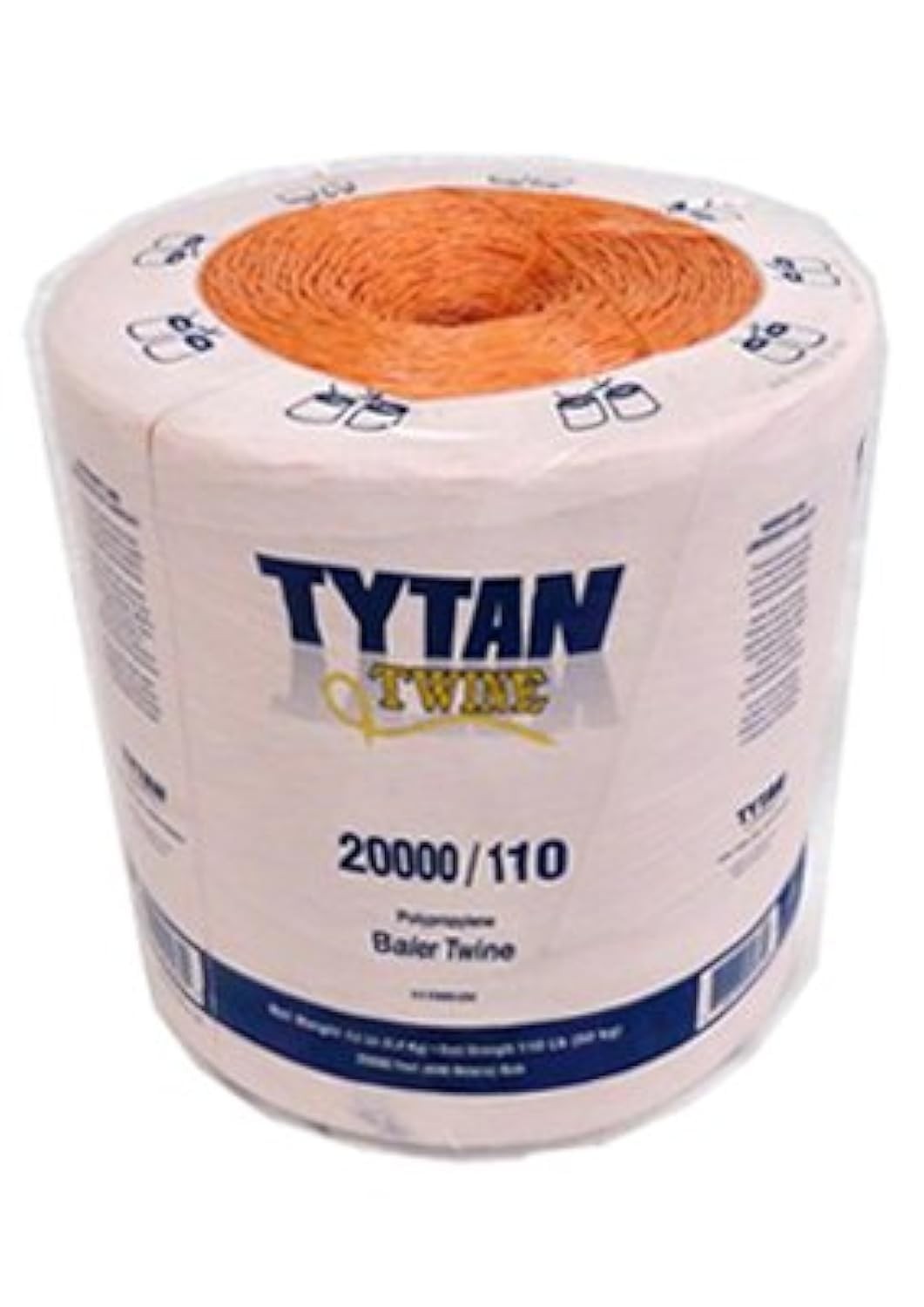 Tytan International Baler Twine, Orange 10.00 L x W x H,