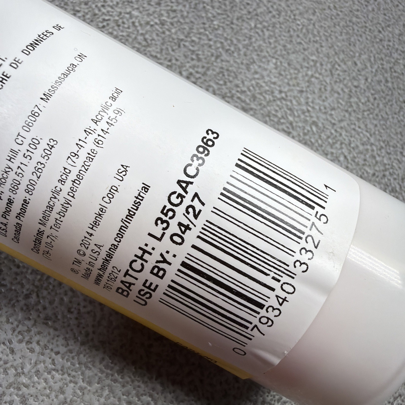 LOCTITE AA 332ACRYLIC ADHESIVE 300ML EXP 04/2027