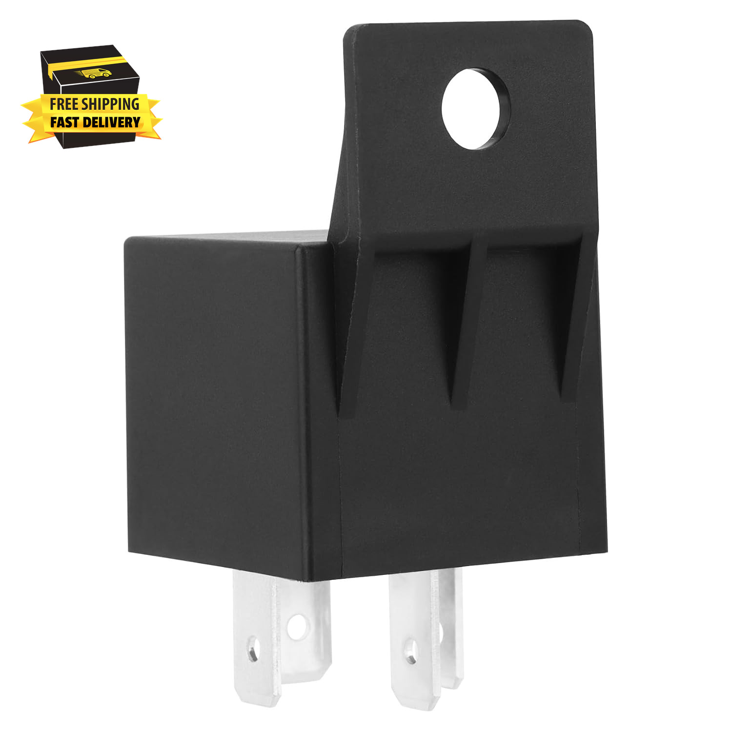 2 Pack Car Relay, 12V 40A, 4 Pin SPST, Automotive Switches and Starters, Waterpr