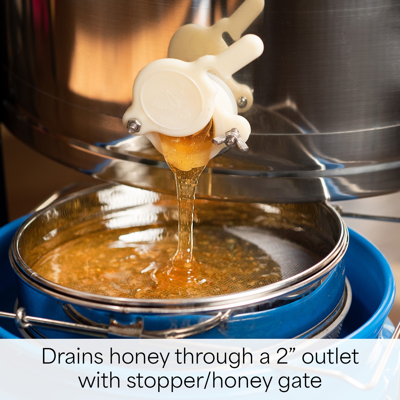 VIVO Electric 4/8 Frame Stainless Steel Honey Extractor (BEE-V004E)