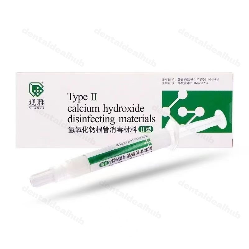 Guanya Calcium Hydroxide Root Canal Disinfectant 2g Paste II Iodoform