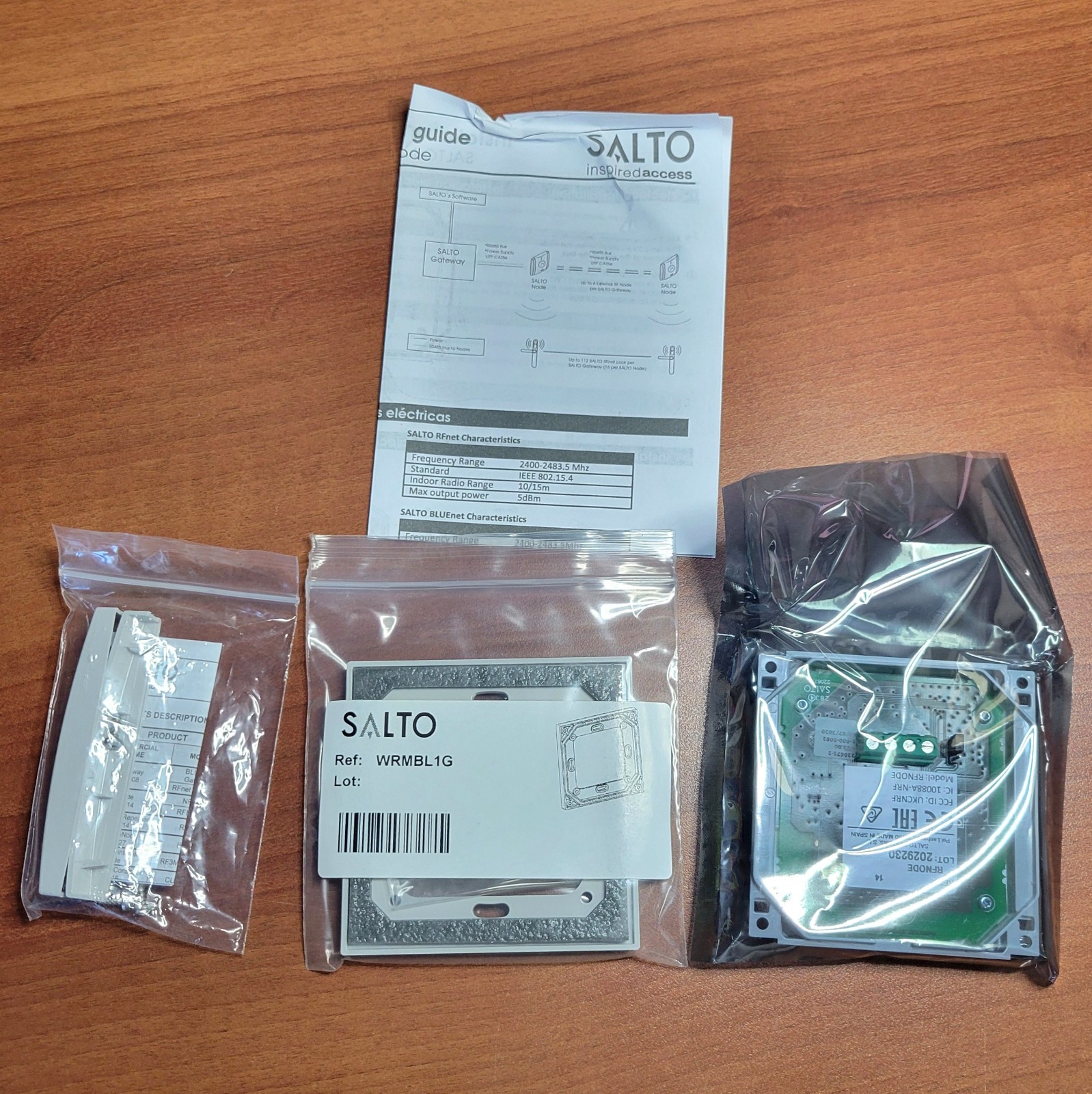 NEW Salto RFNODE RFnet Wireless Node Bridge Module for RF2 Access Control System