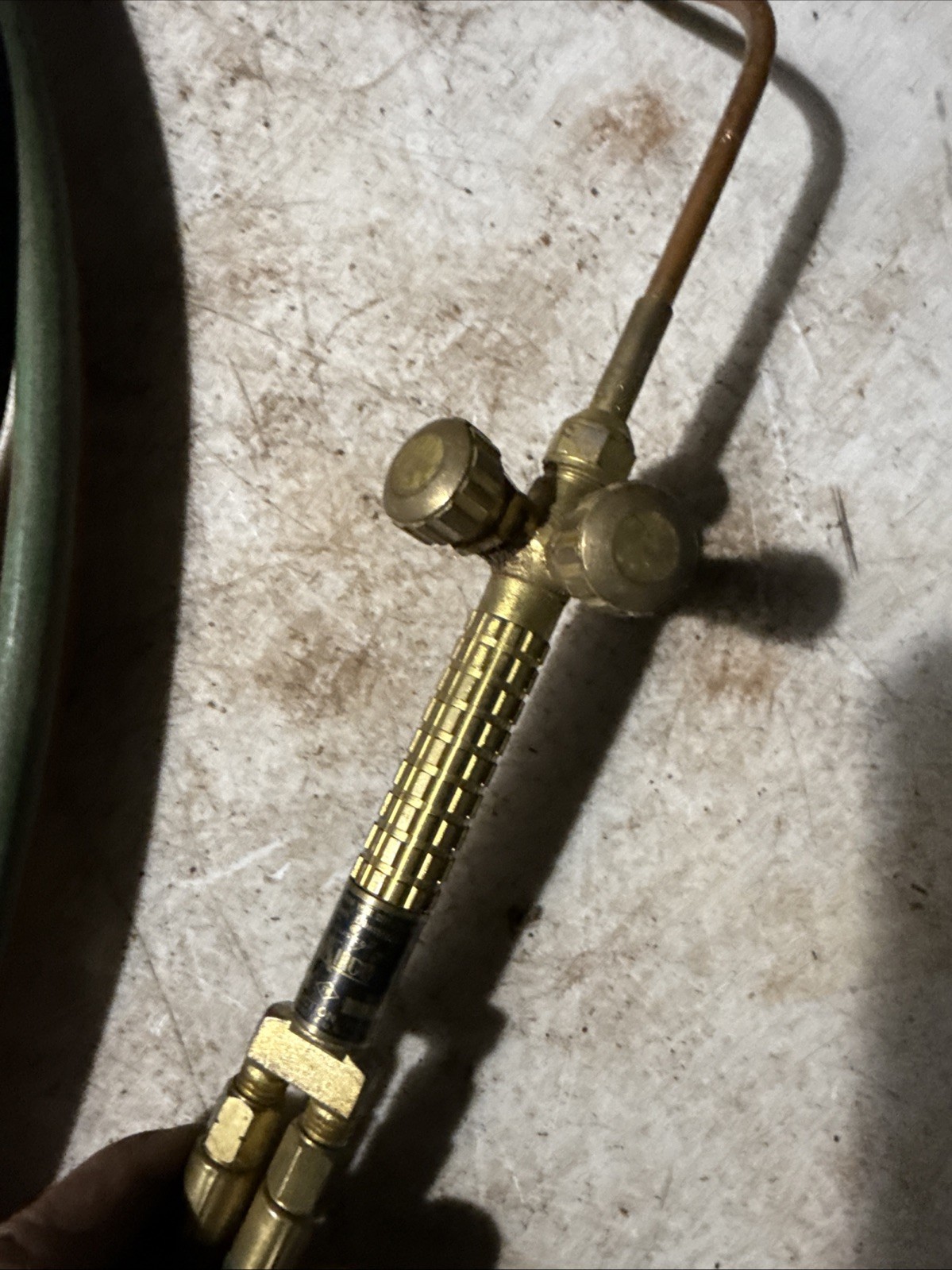 Vintage Airco Regulator Set Oxygen & Acetylene Hoses/Torch