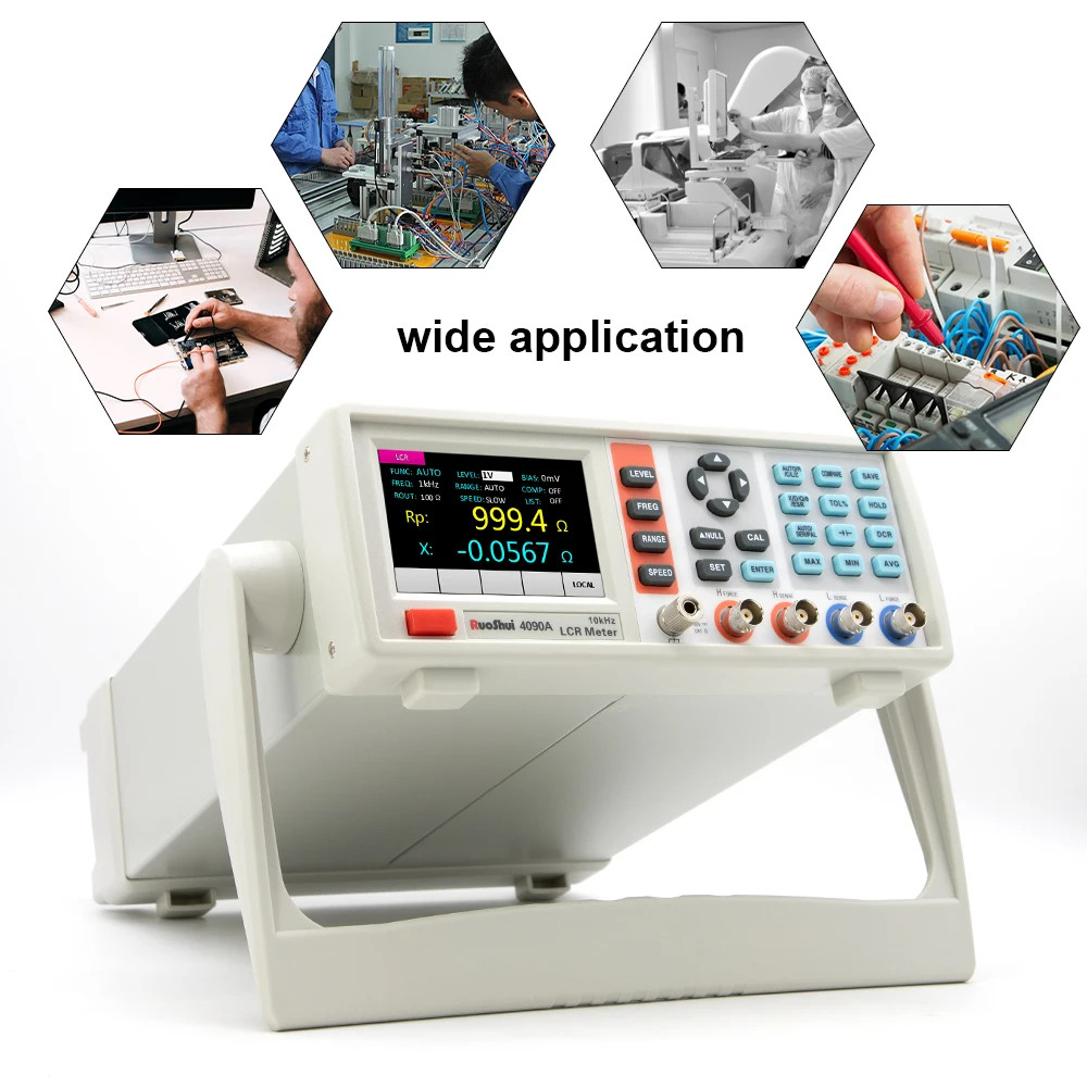 Digital LCR Meter Capacitance Resistance Impedance Inductance Measure Instrument