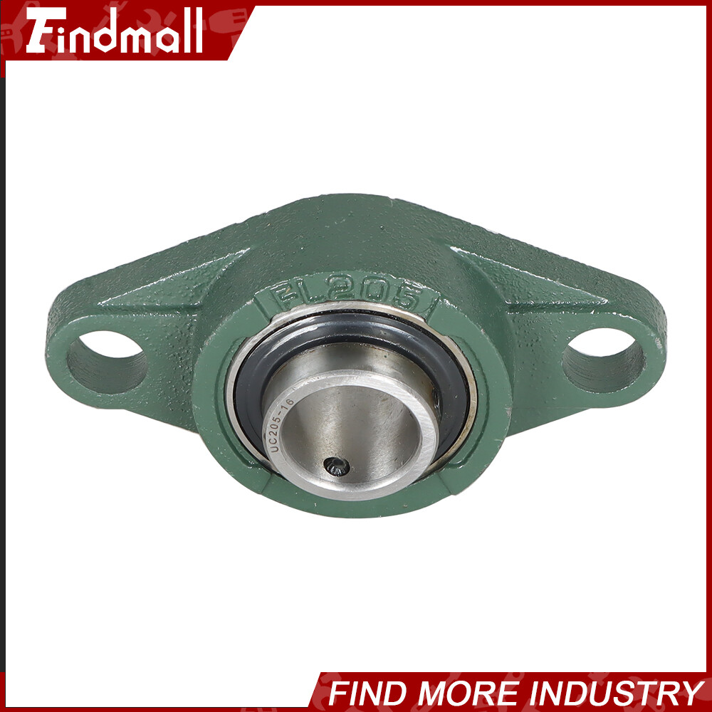 Findmall 10PCS UCFL205-16 Pillow Block Flange Bearing 1″ Bore 2 Bolt Solid Base