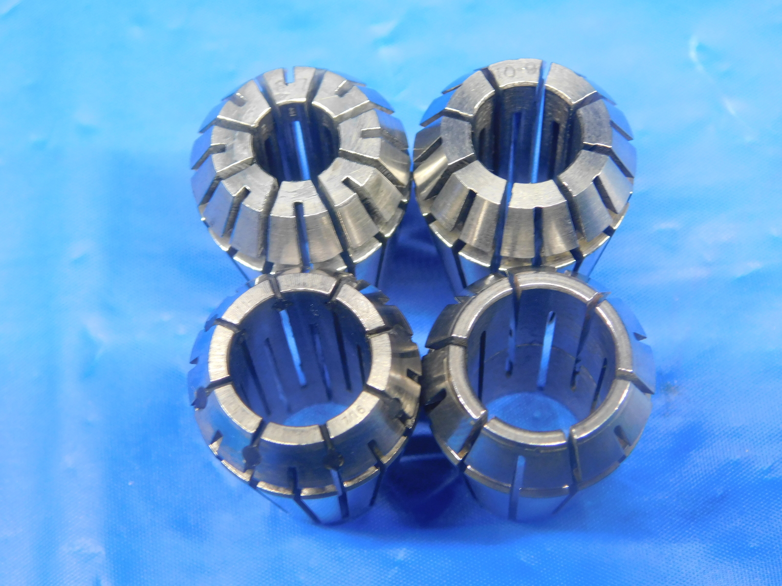 LOT OF 8pcs ER20 COLLETS SIZES 4mm 5mm 6mm 7mm 8mm TO 13mm NO DUPLICATES SET