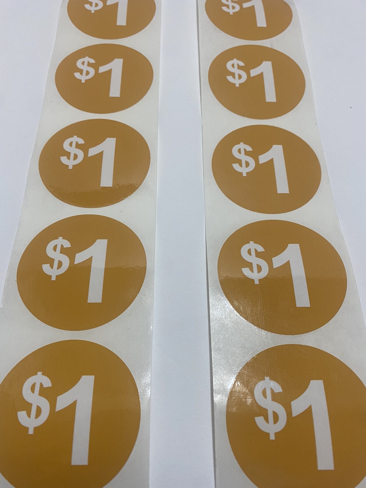 10 Count Round 2” Inch $1.00 VENDING LABEL PRICE STICKERS – Free Shipping