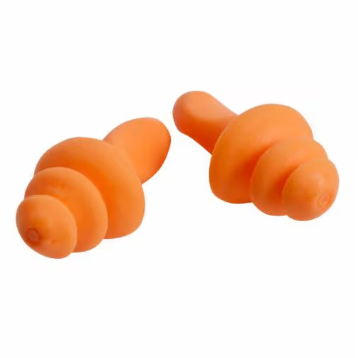 10 PR Noise Reduction Shooting Sleep Aid REUSABLE UNCORDED WORK EAR PLUGS NRR 25