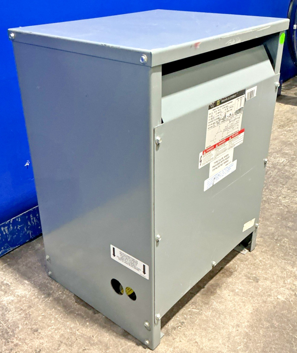 Square D 30kVA 480V Transformer 3PH 60HZ 208Y/120V 30T3H 🟦