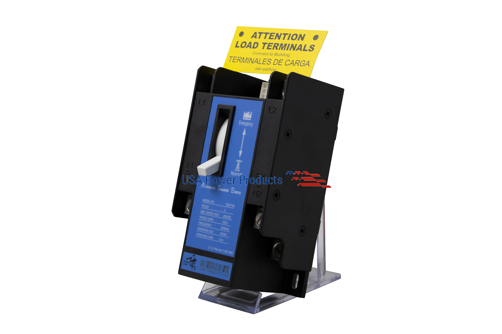 TCS2PC150-22M Transfer Switch | 150 Amps | 2 Poles | 1 Phase 240/120 Volts | ATS