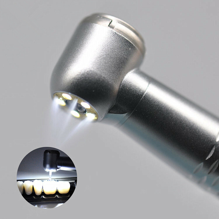 Dental Shadowless High Speed LED Handpiece 5 Water Spray Push Button Fit KAVO CE