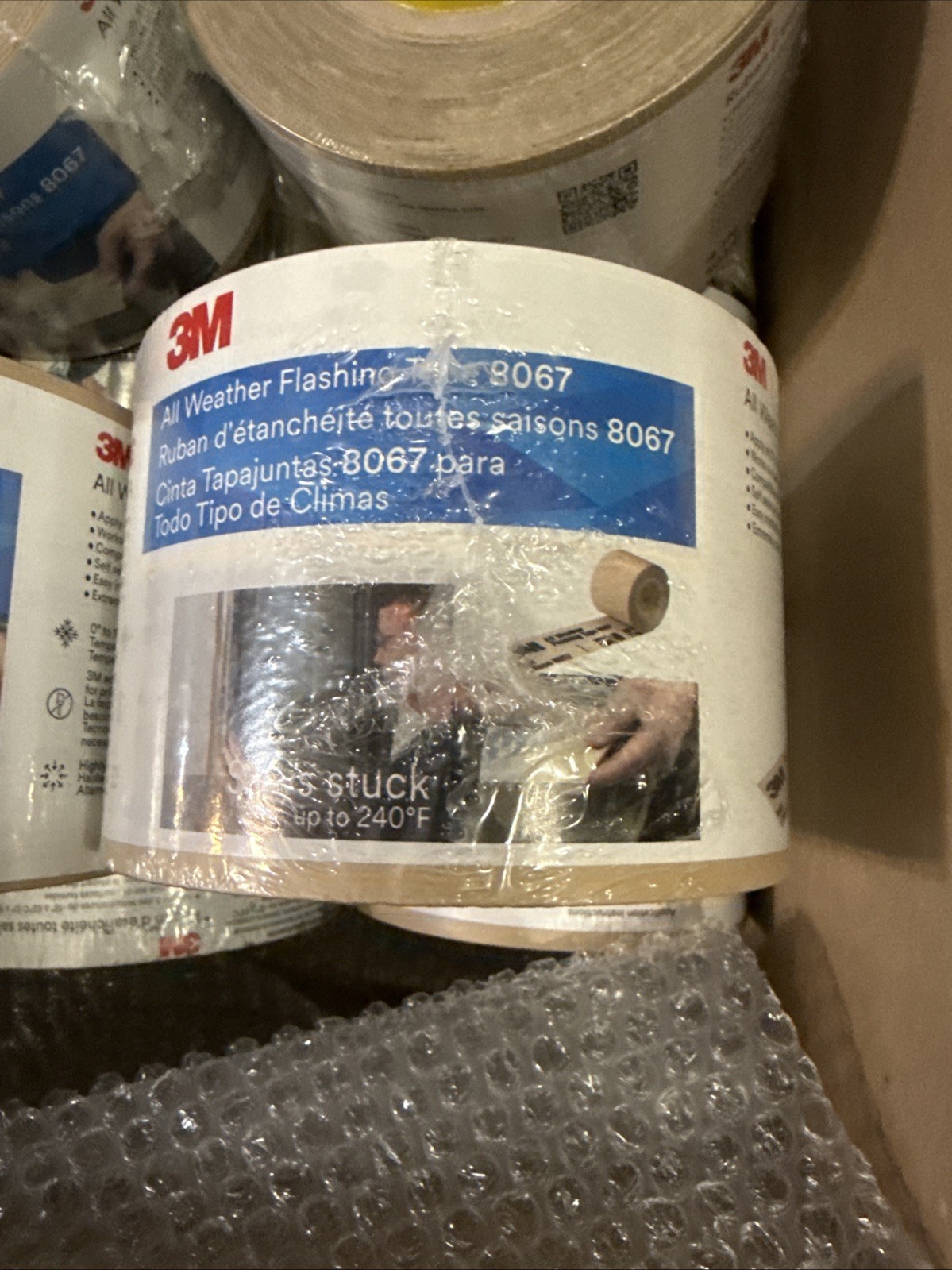 Lot Of 10 3M All Weather Flashing Tape 8067 (4″ x 75 ft) -NEW/SEALED-