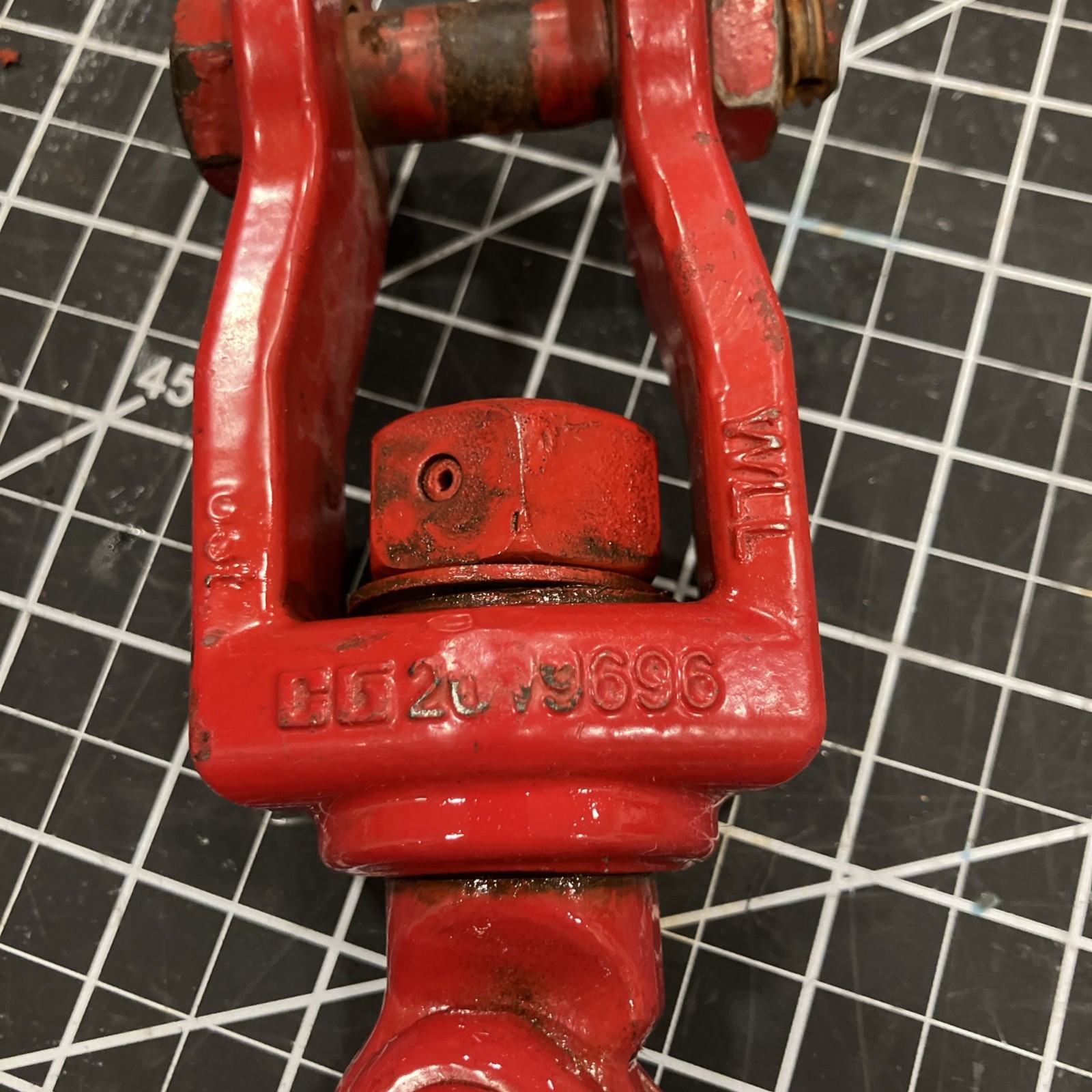 GRADE 100 CROSBY SHUR-LOC S-13326 SWIVEL HOOK 8,000LB TEST 3,200LB WORKING LOAD