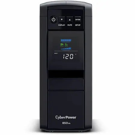 Cyberpower Cp850pfclcd Ups System, Line Interactive, Out: 120 V Ac In: 120 V Ac