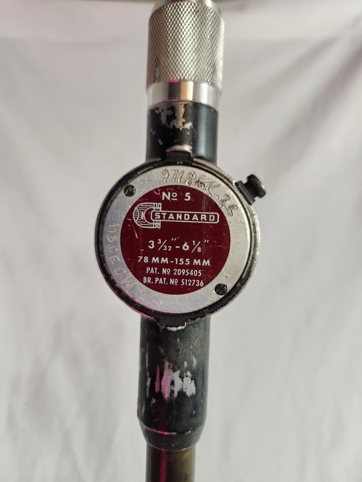 Standard Dial Bore Gage No. 5 Range 3.09″ – 6.125″ W/7 Extensions Wood Box Deep