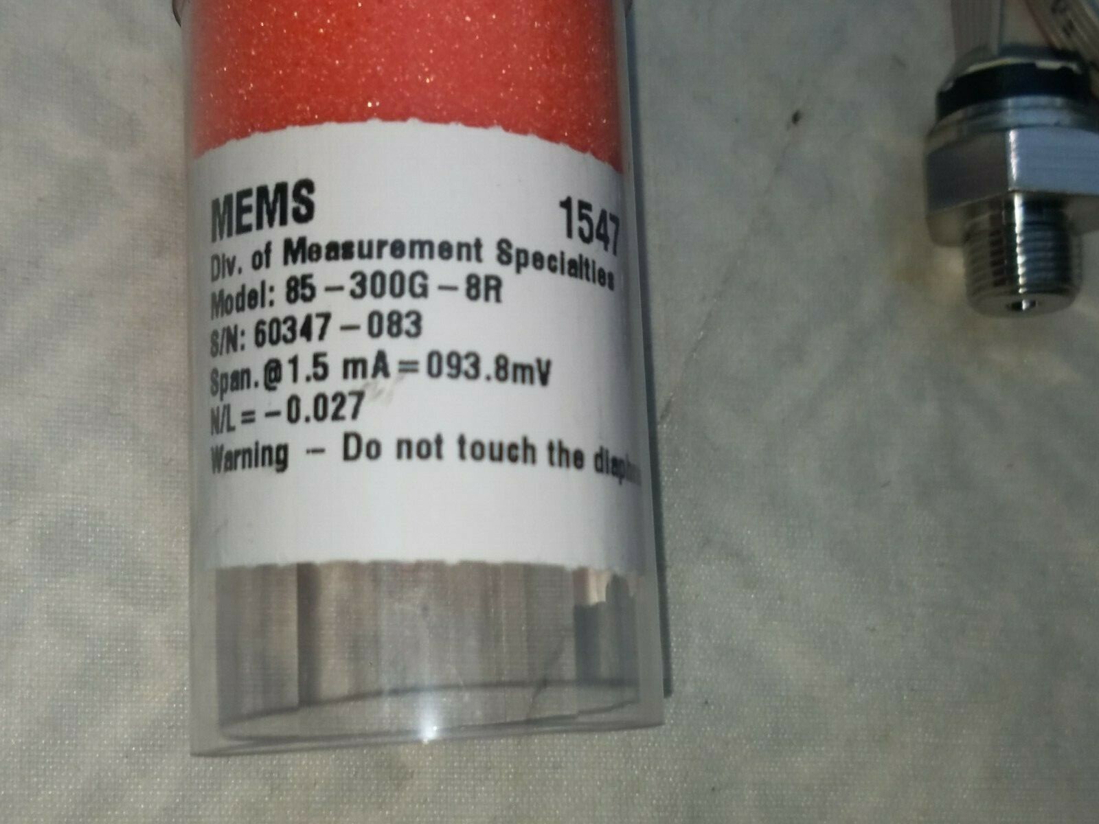 Measurement Specialties MEMS 85-300G-8R Pressure Sensor, TE Connectivity