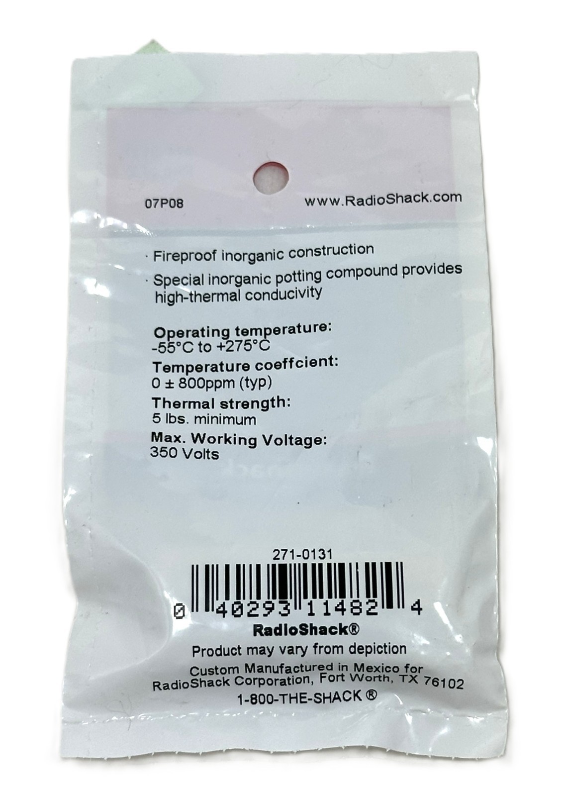 Authentic RadioShack 1-Ohm Wirewound Resistor 10 Watt 10% (Pk of 2) 2710131