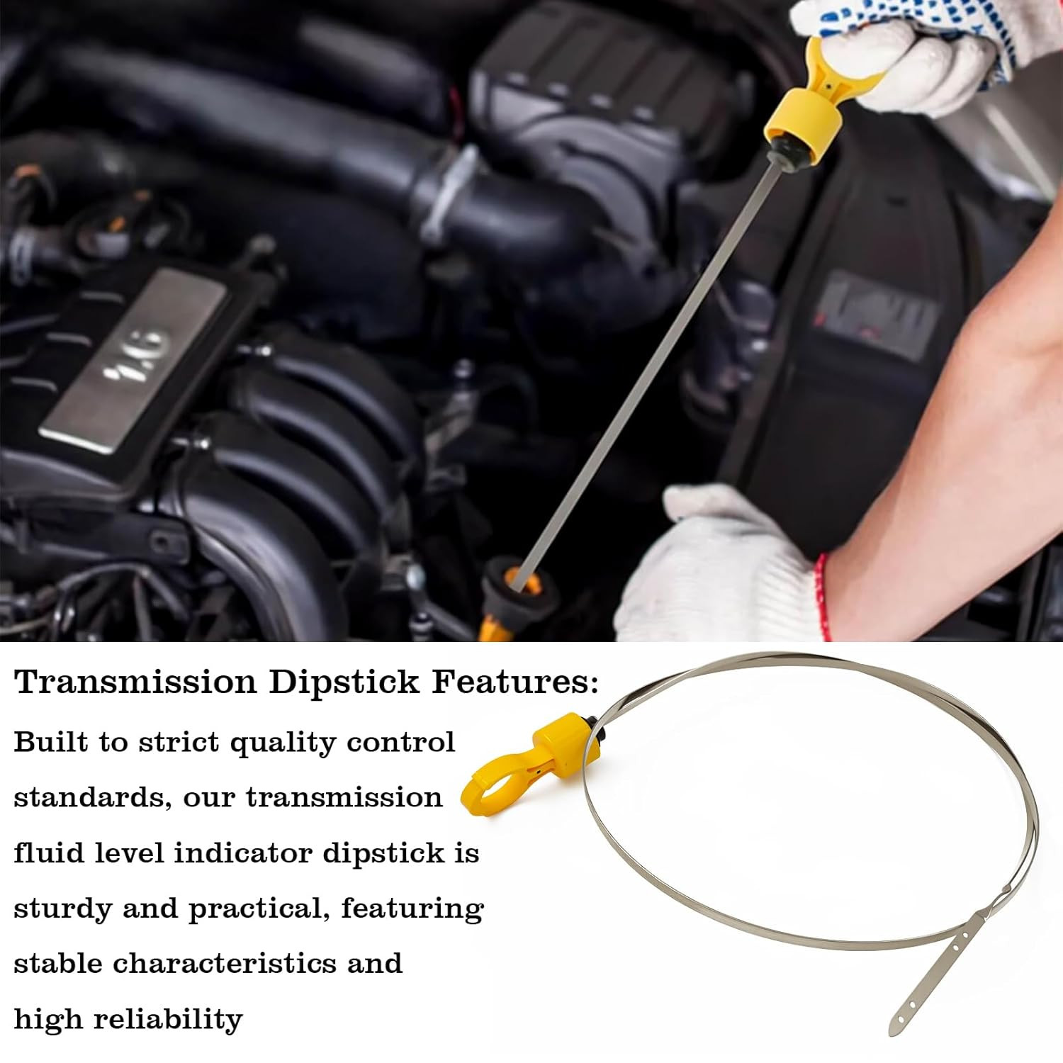 53034117AB Transmission Fluid Dipstick, Compatible with Dodge Ram 2500 3500 6.7L