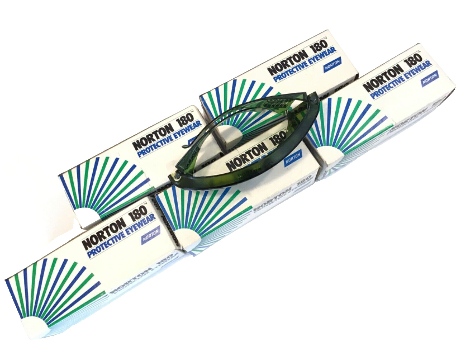 Norton USA NEW DARK GREEN Safety Glasses Polycarbonate Protective Eyewear 18020