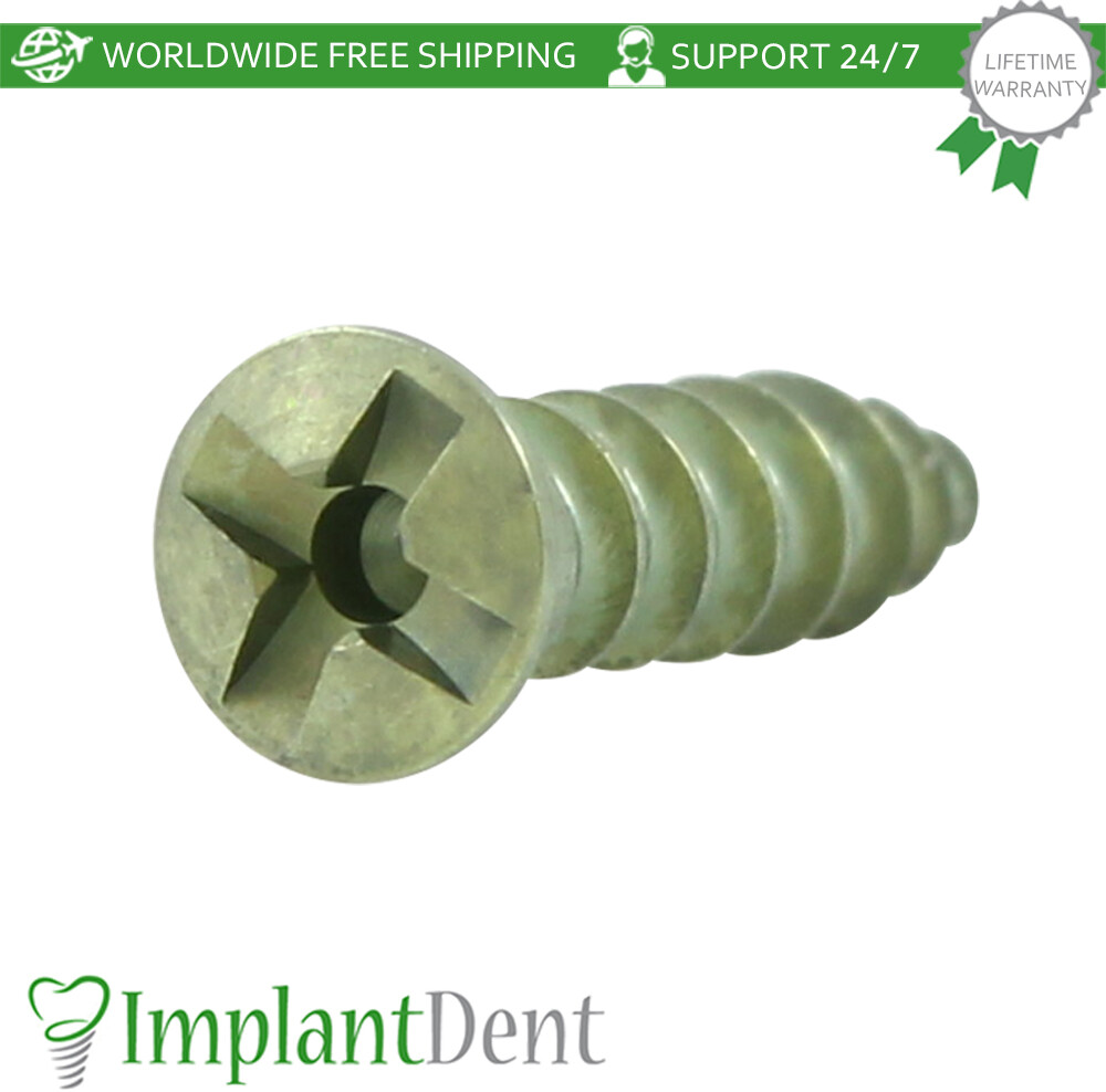 5x Self Tapping GBR Screw 1.6mm For Membrane Fixation Titanium Dental Fixture