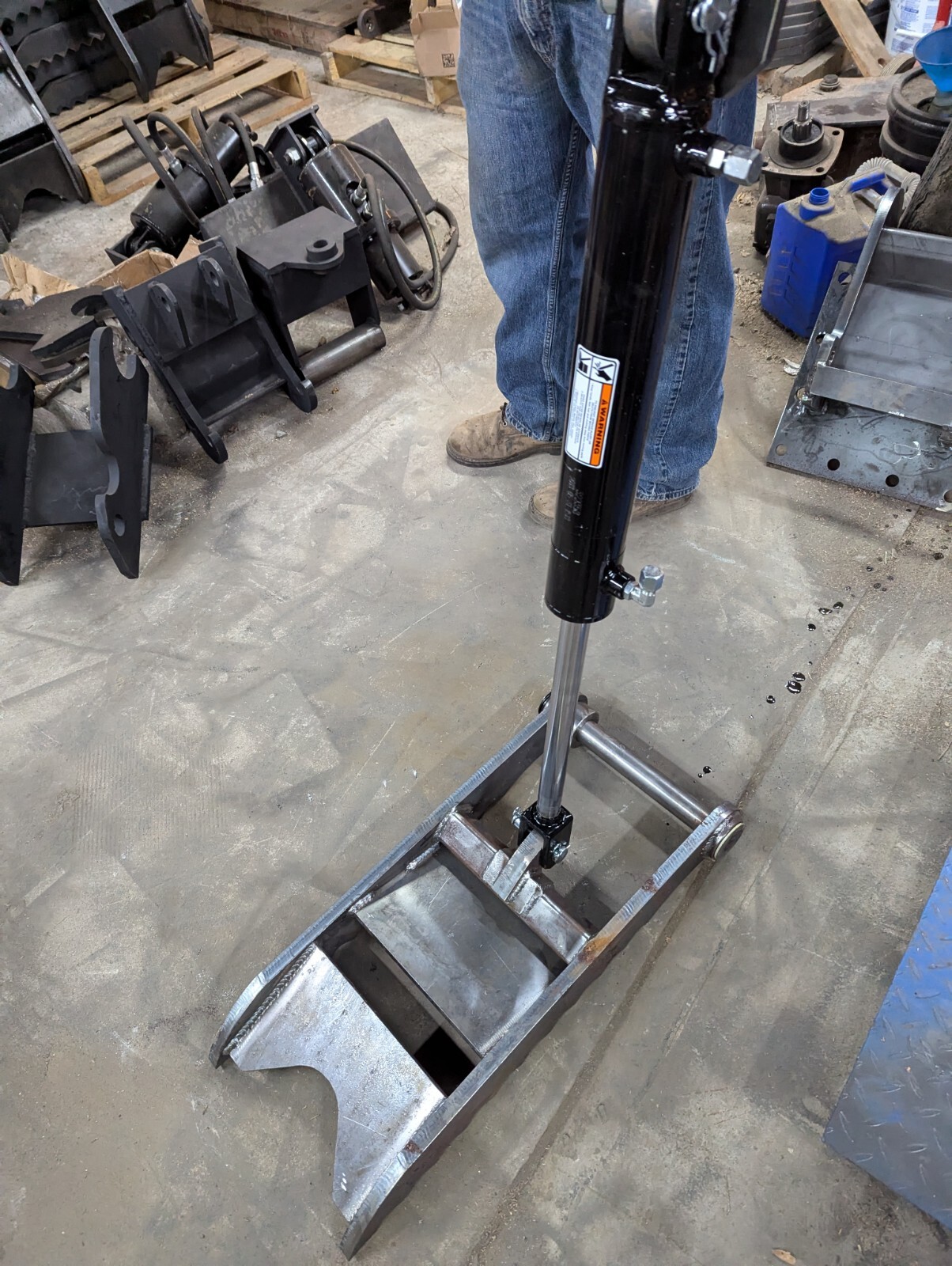 NEW MINI EXCAVATOR HYDRAULIC THUMB 40mm Wacker Nussan 28 IHI 35N