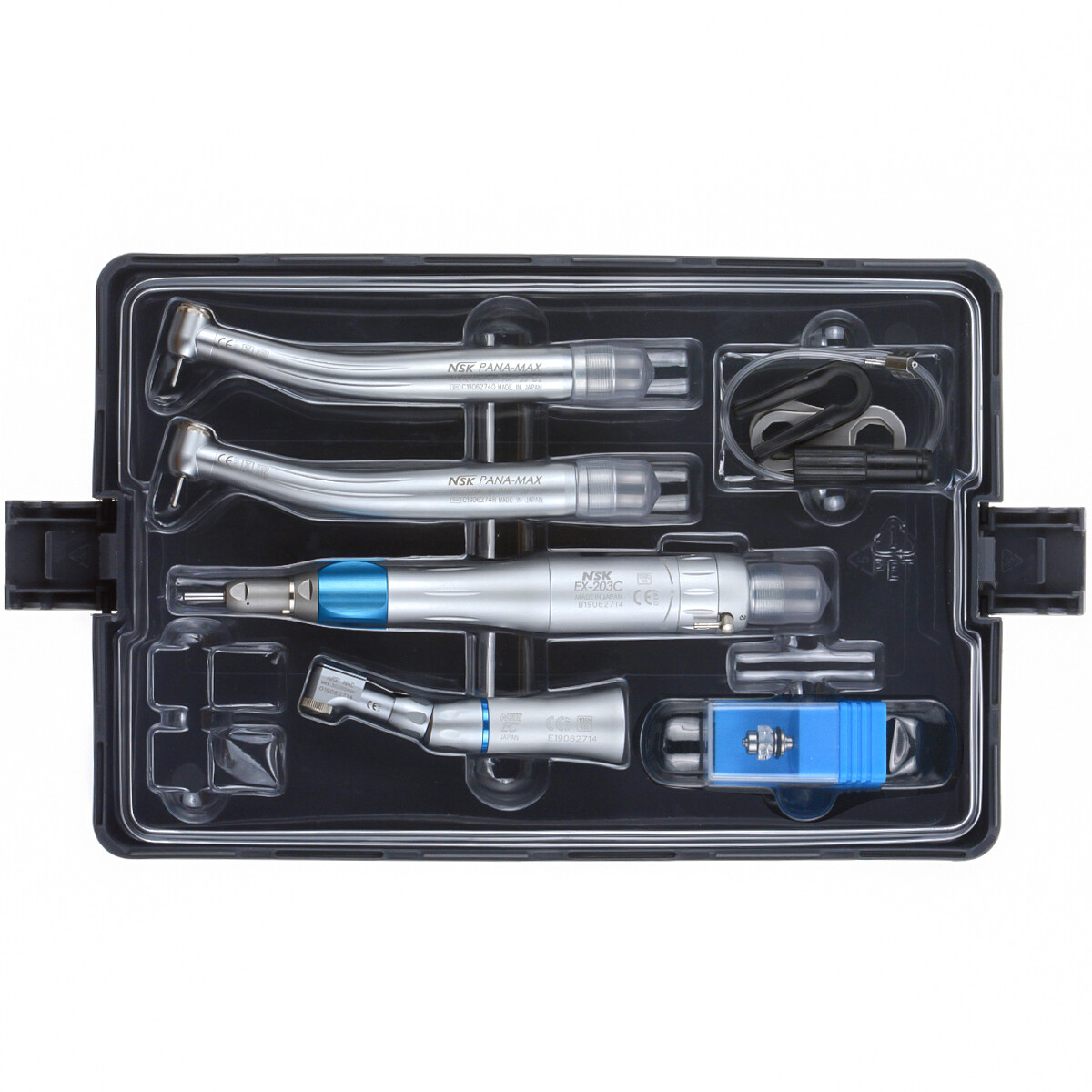 Dental PANA MAX High Speed Push Button Handpieces NSK Type+Low Speed EX203C 2H