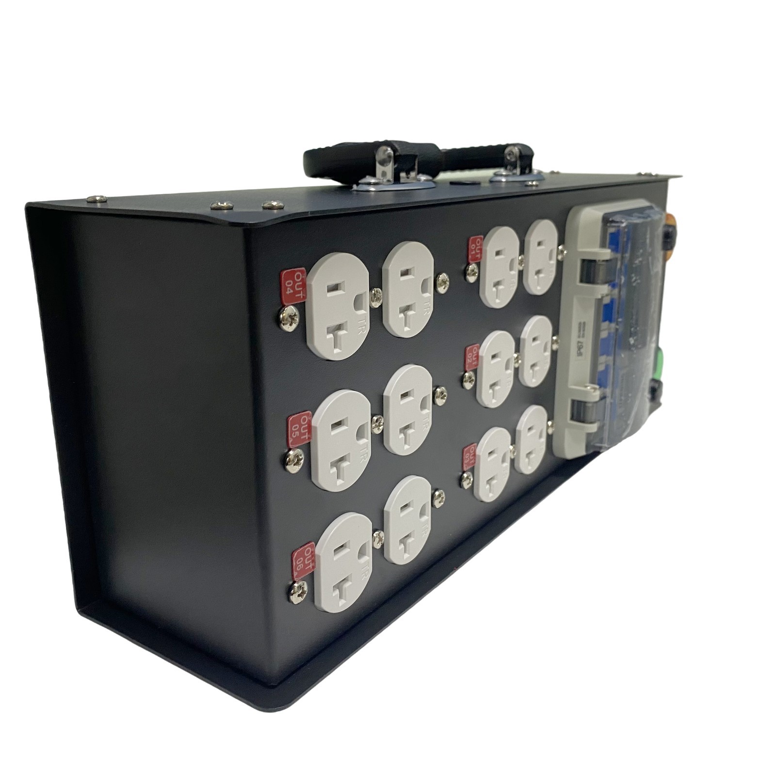 With Input 50A Plug 50A Input 20A US Edisons Outputs Portable Power Distro
