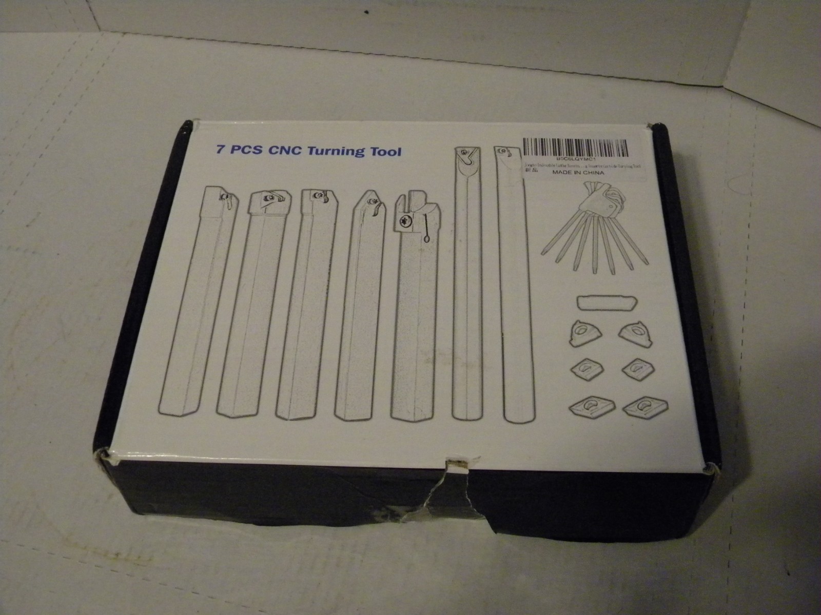 Lathe Turning Tool 21Pcs Kit 5/8 16mm Shank 7 Pcs Metal Lathe Tool Holder Set 1