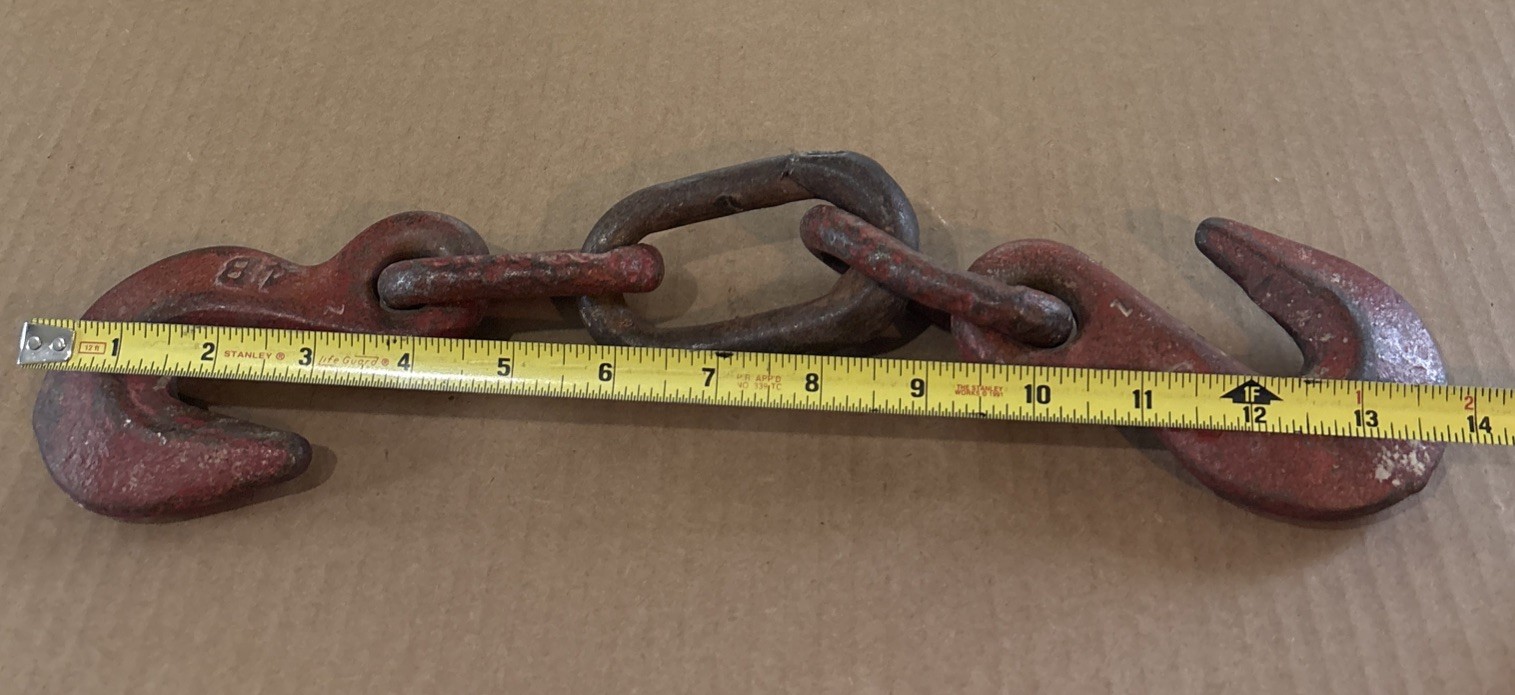 5/8” EYE GRAB DOUBLE HOOK 14” LONG WEIGHTS 3LB 3.6 OUNCES