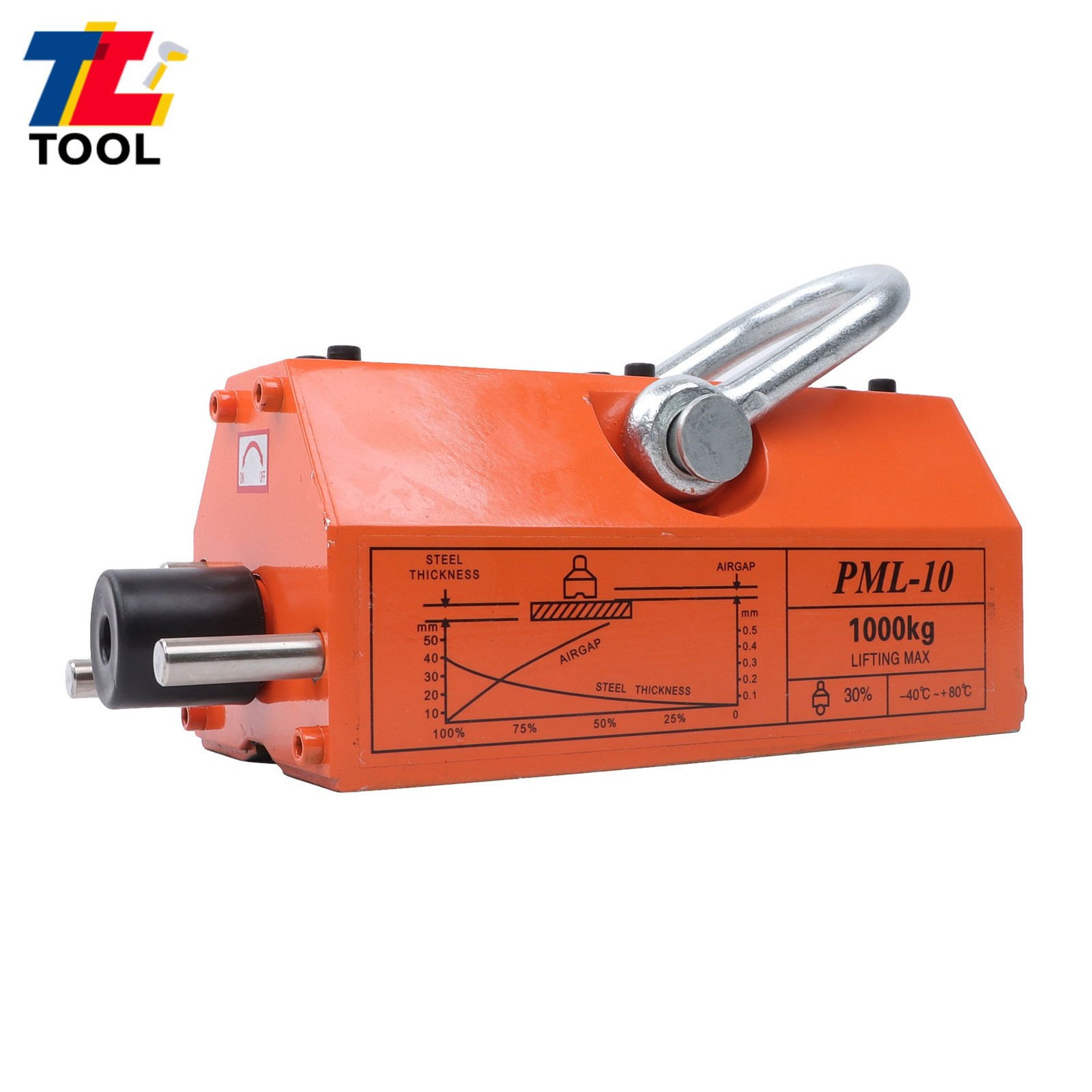 2200Lbs/1000kg Magnetic Lifter Lifting Magnet 2 Safety Factor Neodymium Hoist