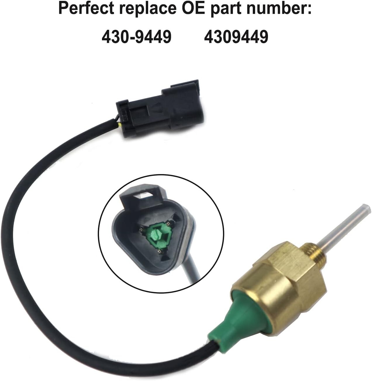 430-9449 Coolant Oil level Sensor fits Caterpillar C7 C9 C15 C18 C27 C32 D6N
