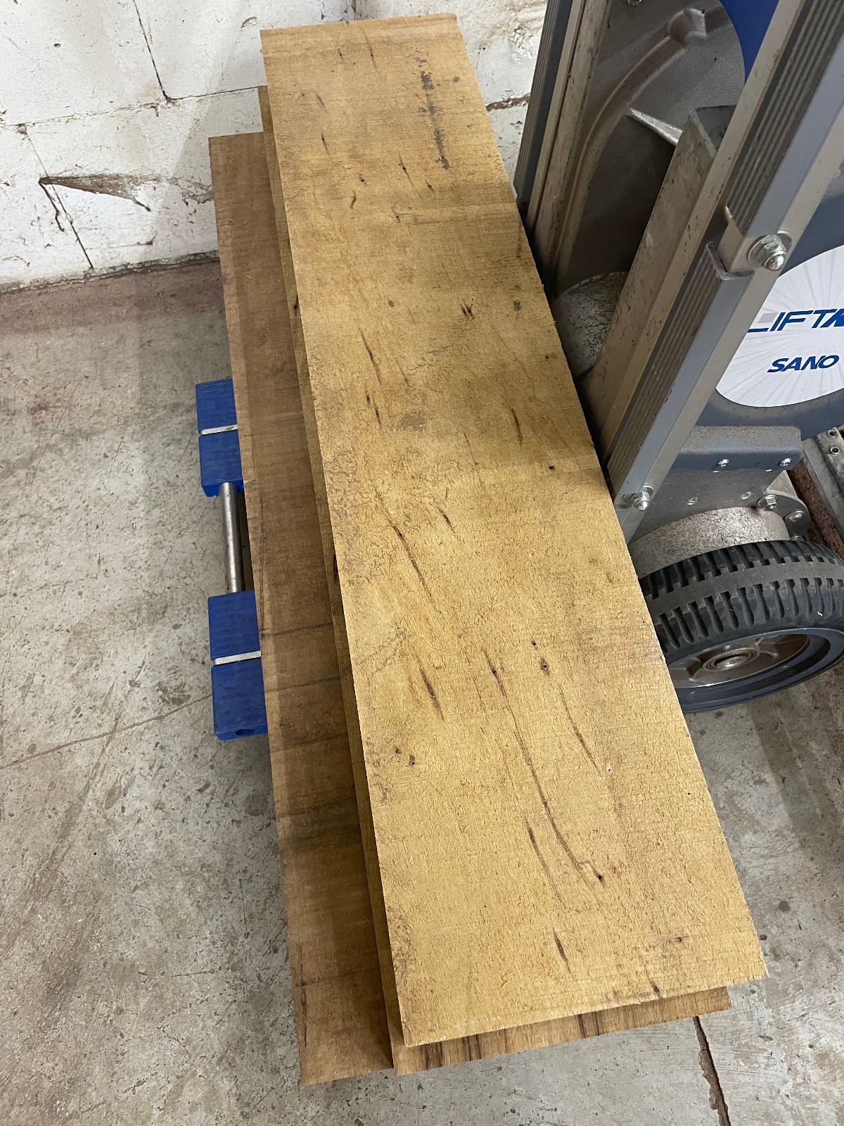 Black Limba Sawn Timber | Woodturning | 100CM Length | 50mm Thickness | V. Widths