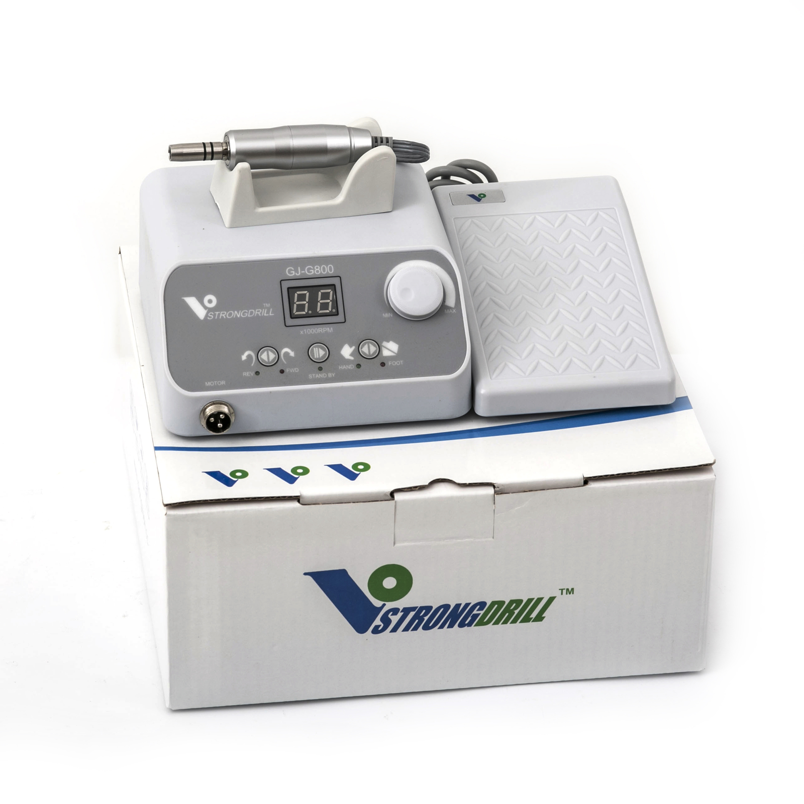 Dental Lab Micromotor Micro Motor for Teeth Grinding 50000 rpm E-type Handpiece